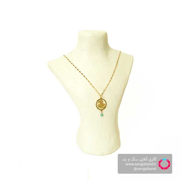 گردنبند استیل ماه تولد آذر