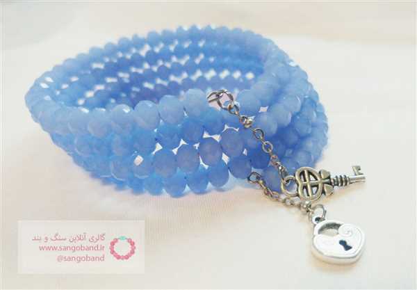 دستبند فنری آبی
