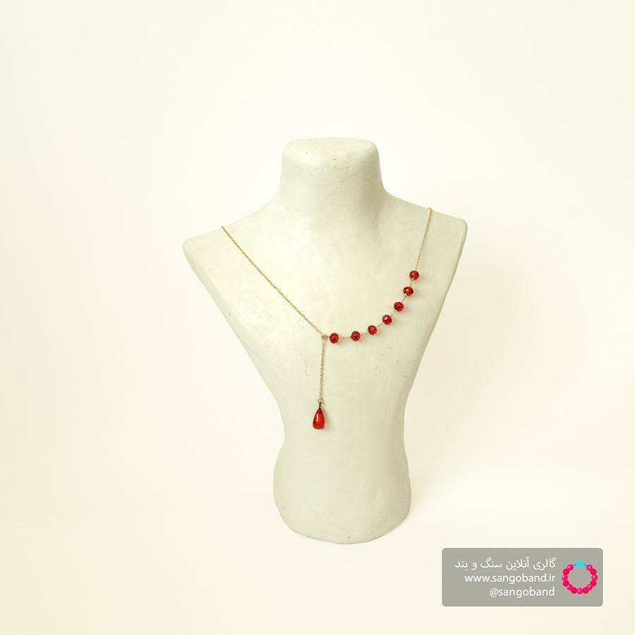 گردنبند یلدا طرح دونه انار